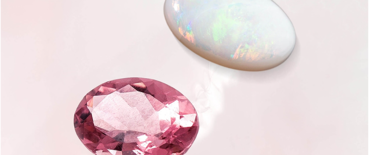 October's Birthstones | Opal & Pink Tourmaline