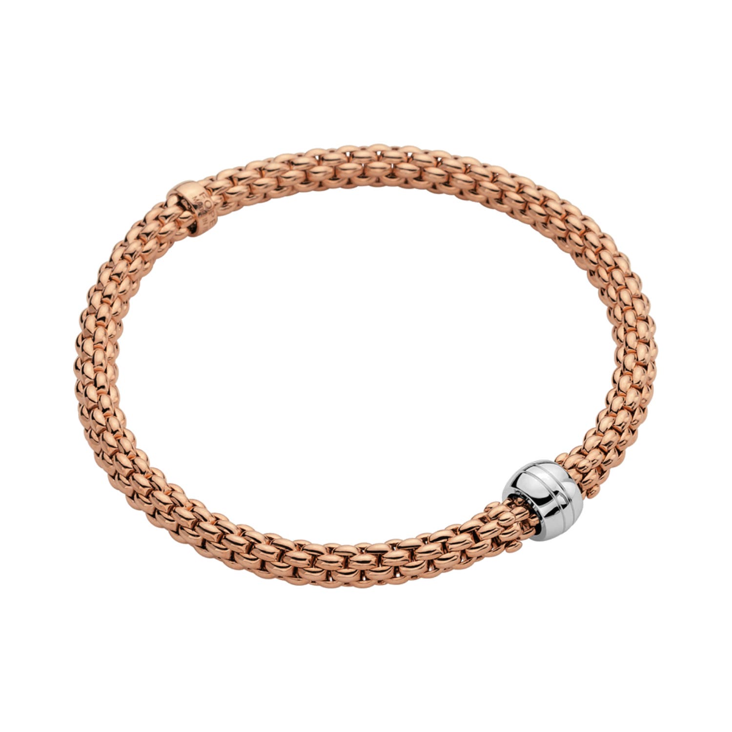 Fope 18ct rose gold Solo bracelet