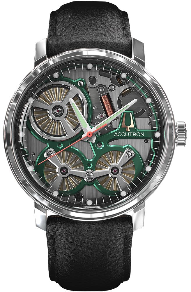 Accutron Spaceview Electrostatic, 43.5mm, Stainless Steel, Automatic