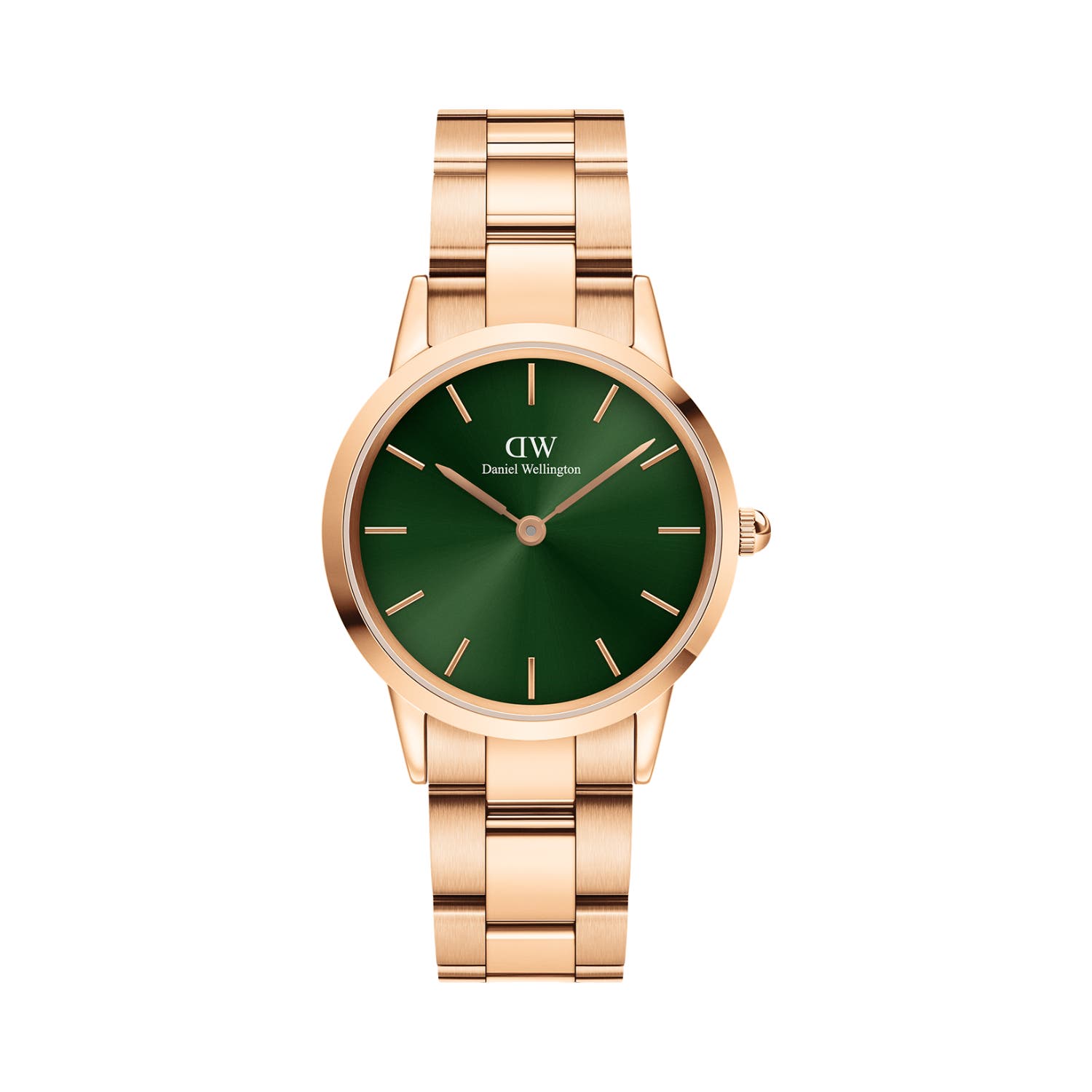 Daniel Wellington Iconic Link Emerald Gold Plated 32mm