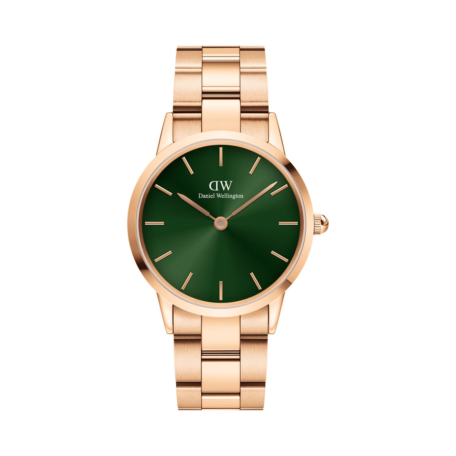 Daniel Wellington Iconic Link Emerald Gold Plated 36mm