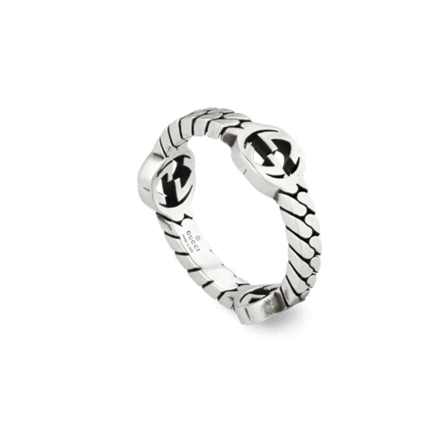 Interlocking Sterling Silver Ring