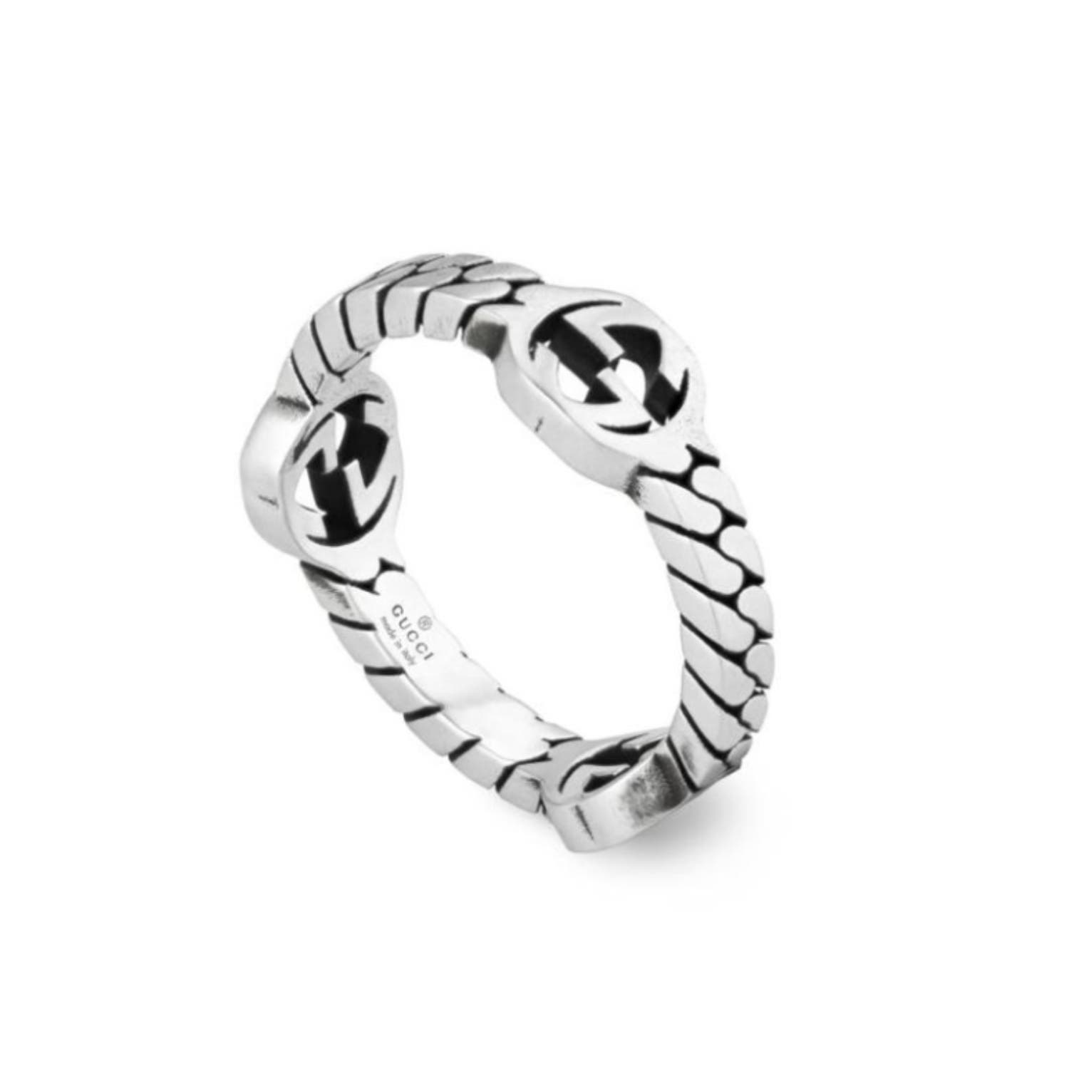 Interlocking Sterling Silver Ring