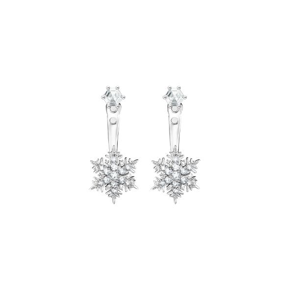 Thomas Sabo Snowflake Sterling Silver Crystal Stud Earrings