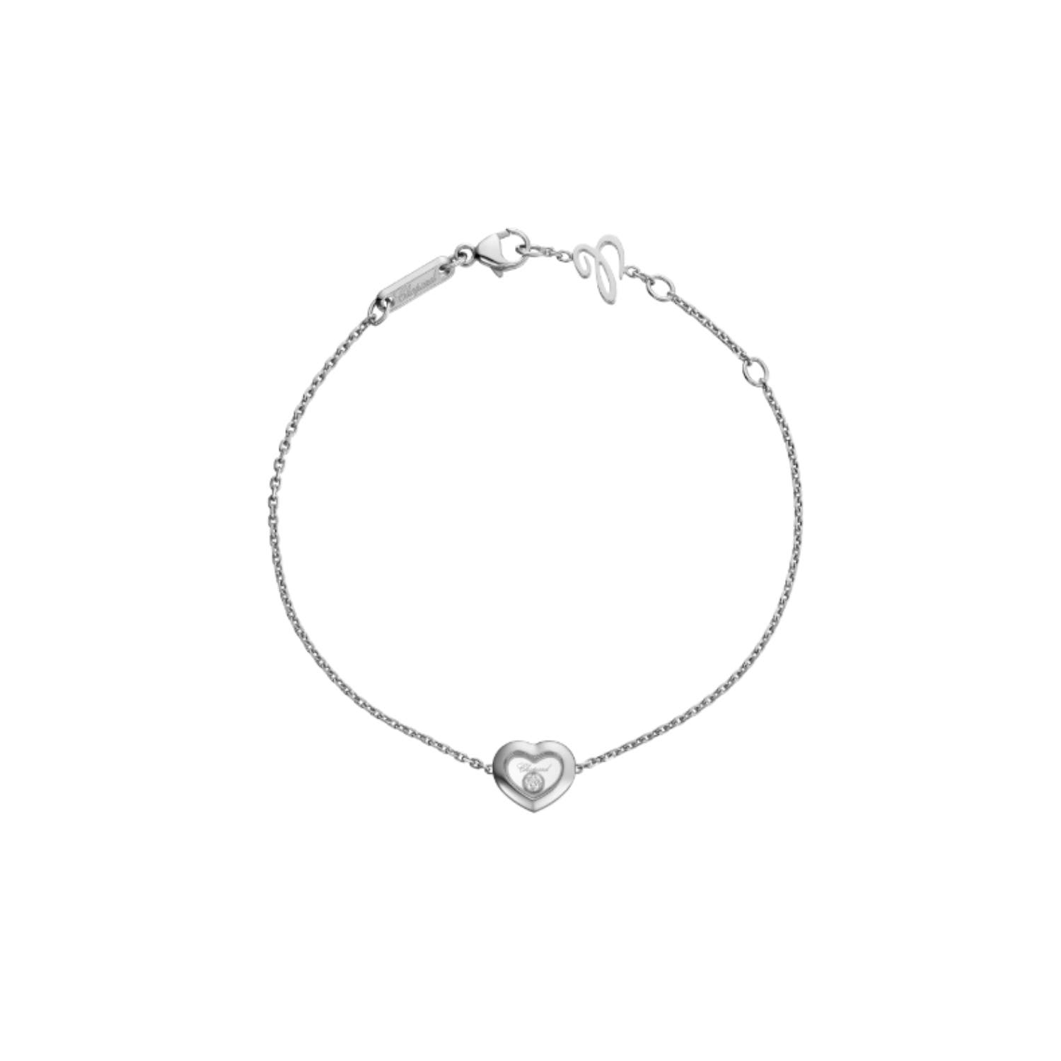 Happy Diamonds Icons 18K White gold Heart Bracelet