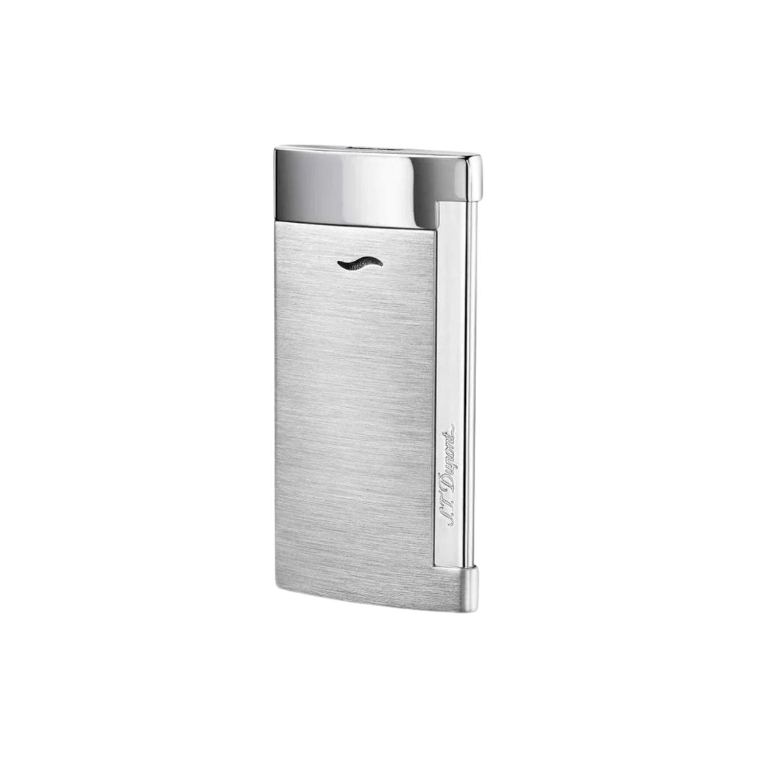 S.T. Dupont Slim 7 Brushed Chrome Finish Lighter