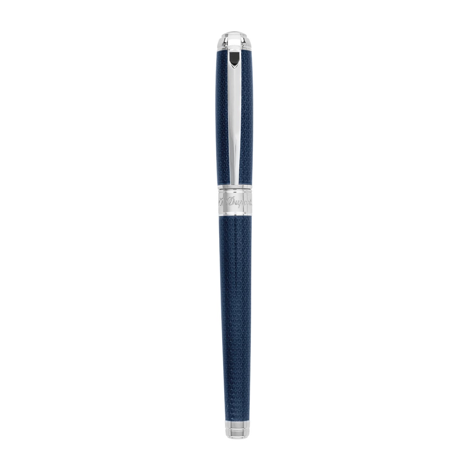 S.T. Dupont Line D Medium Gulf Blue & Palladium Fountain Pen