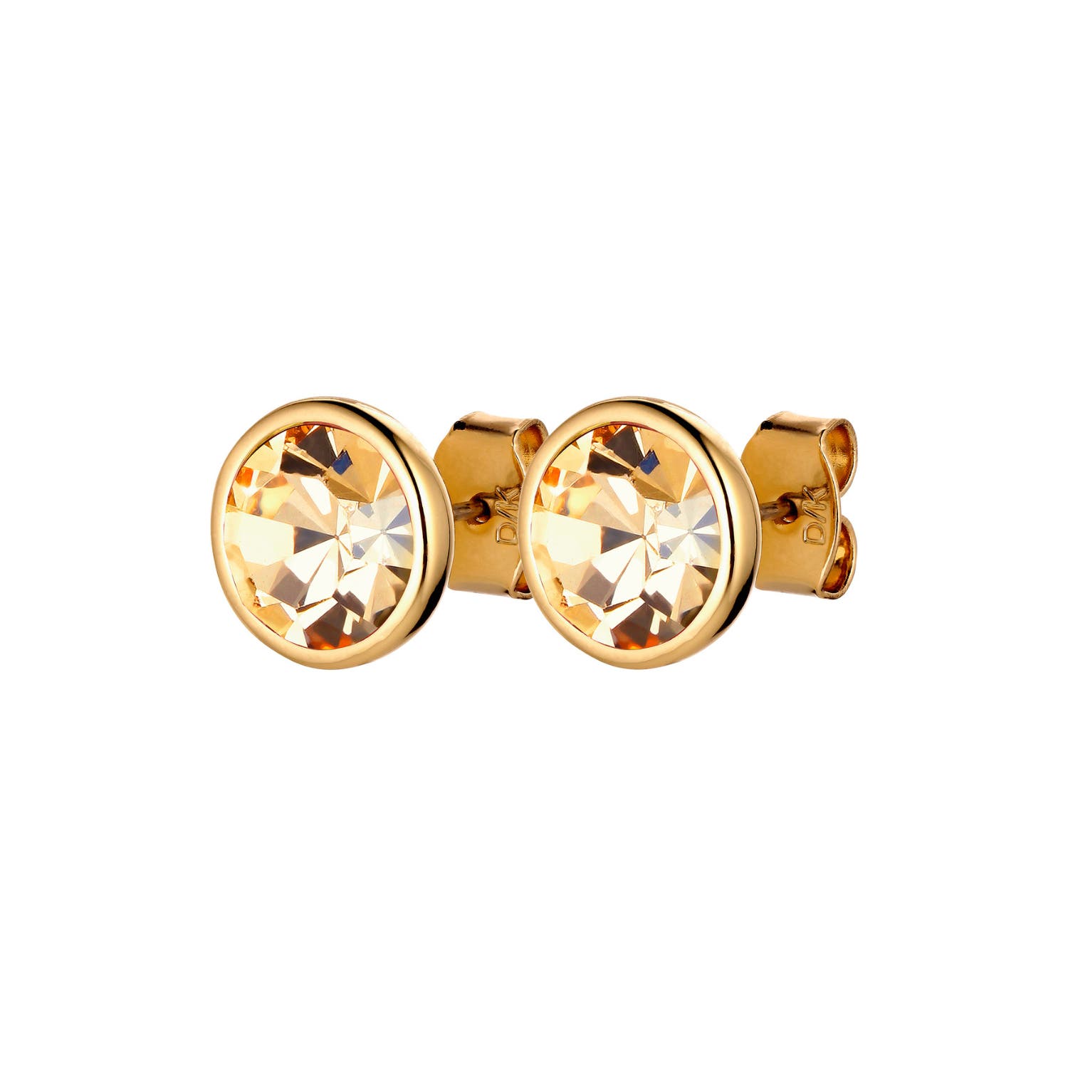 Dia Golden Stud Earrings