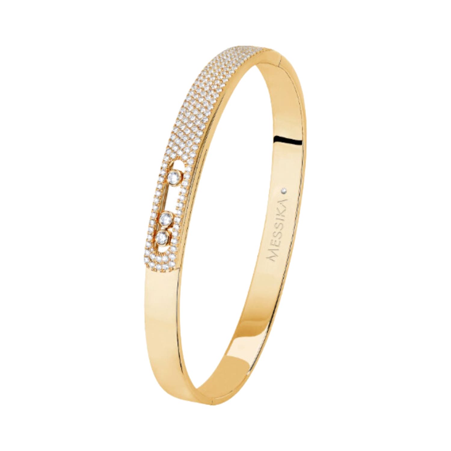 Yellow Gold Moe Noa Pave Diamond Bracelet