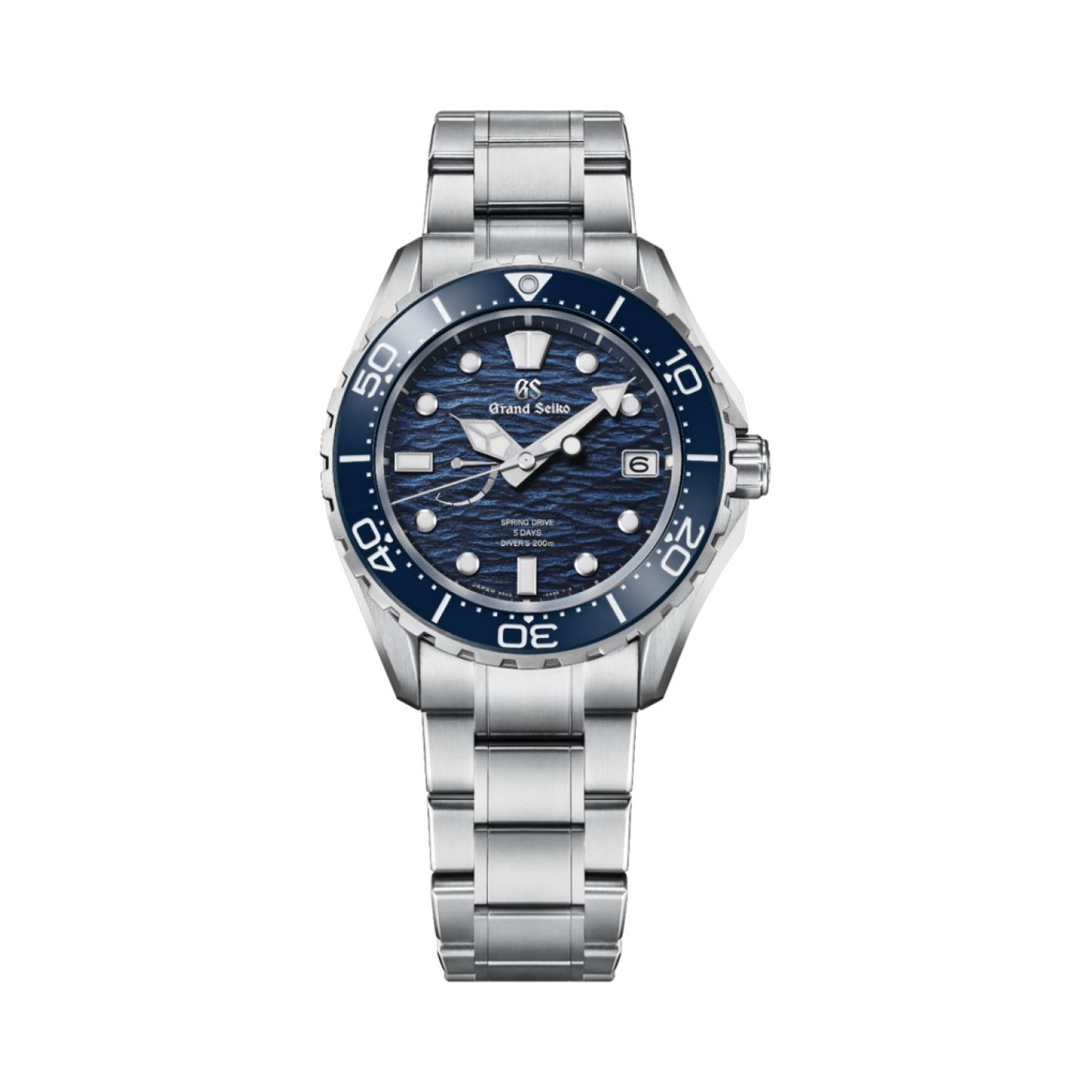 Ushio, Evolution 9 Collection, 43.8mm, Spring Drive 5 Days, Titanium Blue Dial Watch