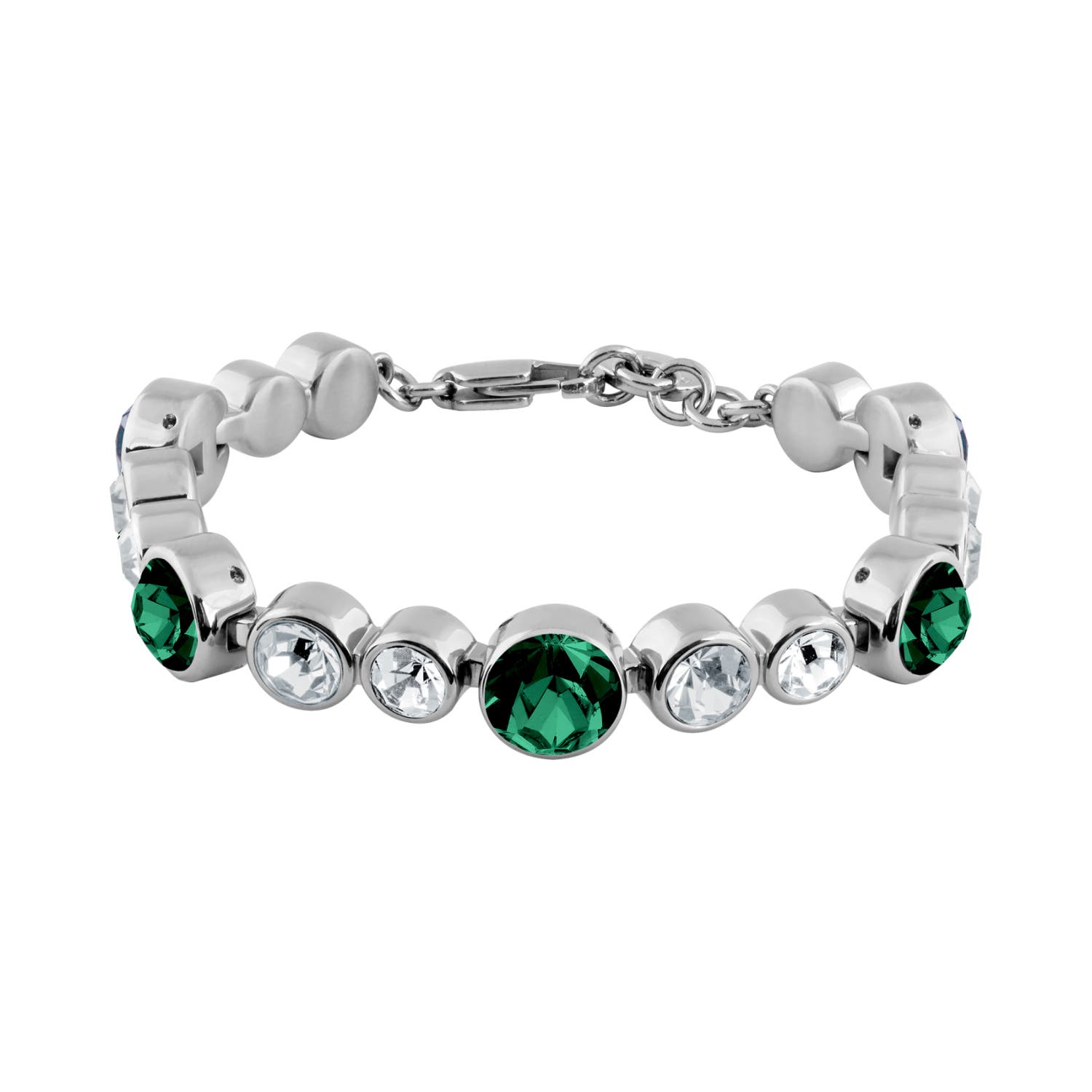 Calice Emerald Green Crystal Bracelet