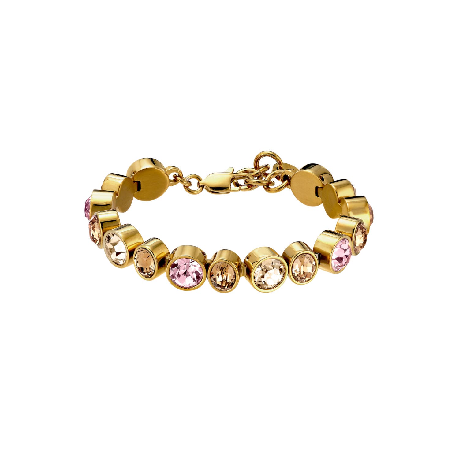 Elaine Peach & Gold Bracelet