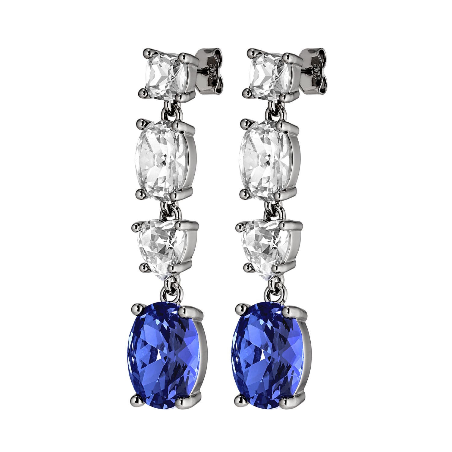 Carmen Blue & Silver Drop Earrings