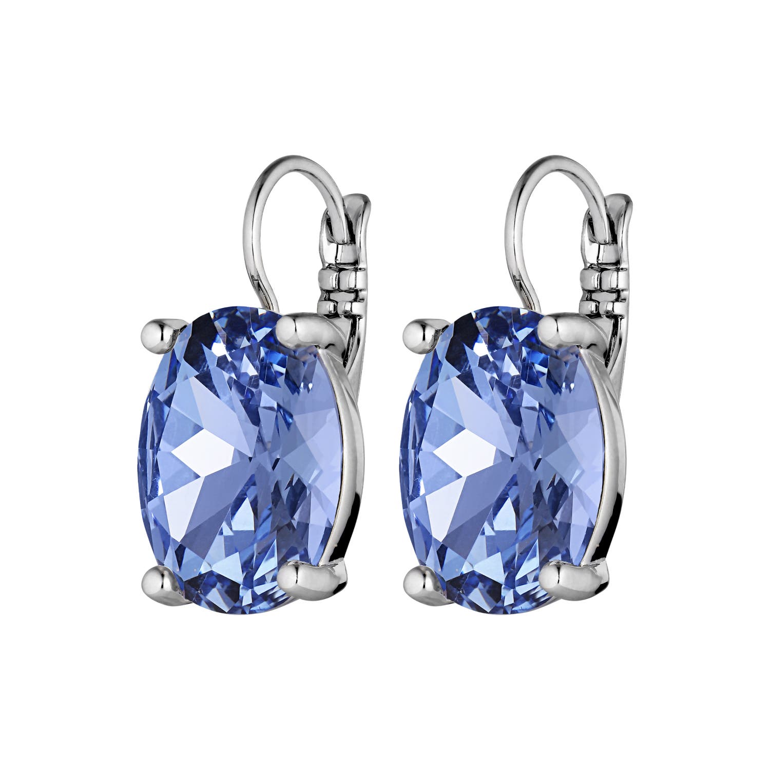 Chantal Blue & Silver Drop Earrings