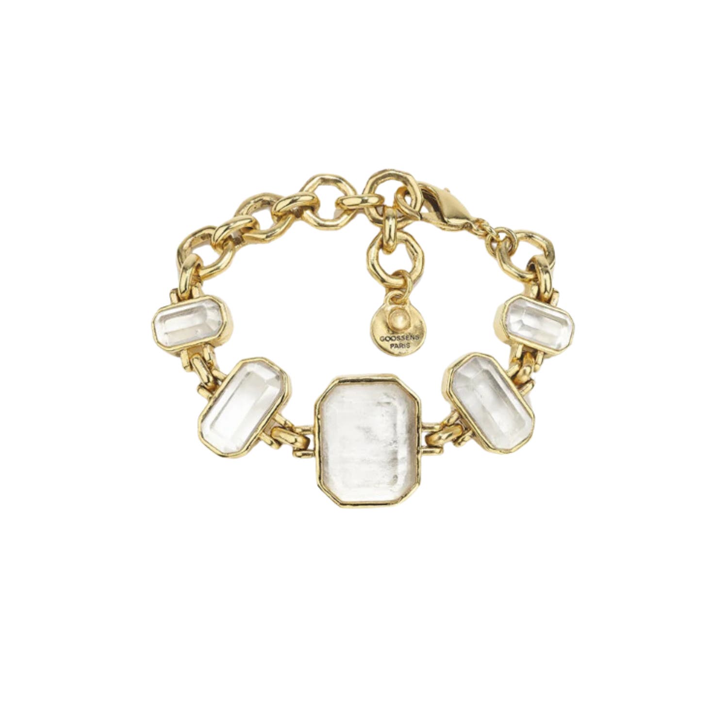 Goossens Stones Yellow Gold Bracelet. Image one