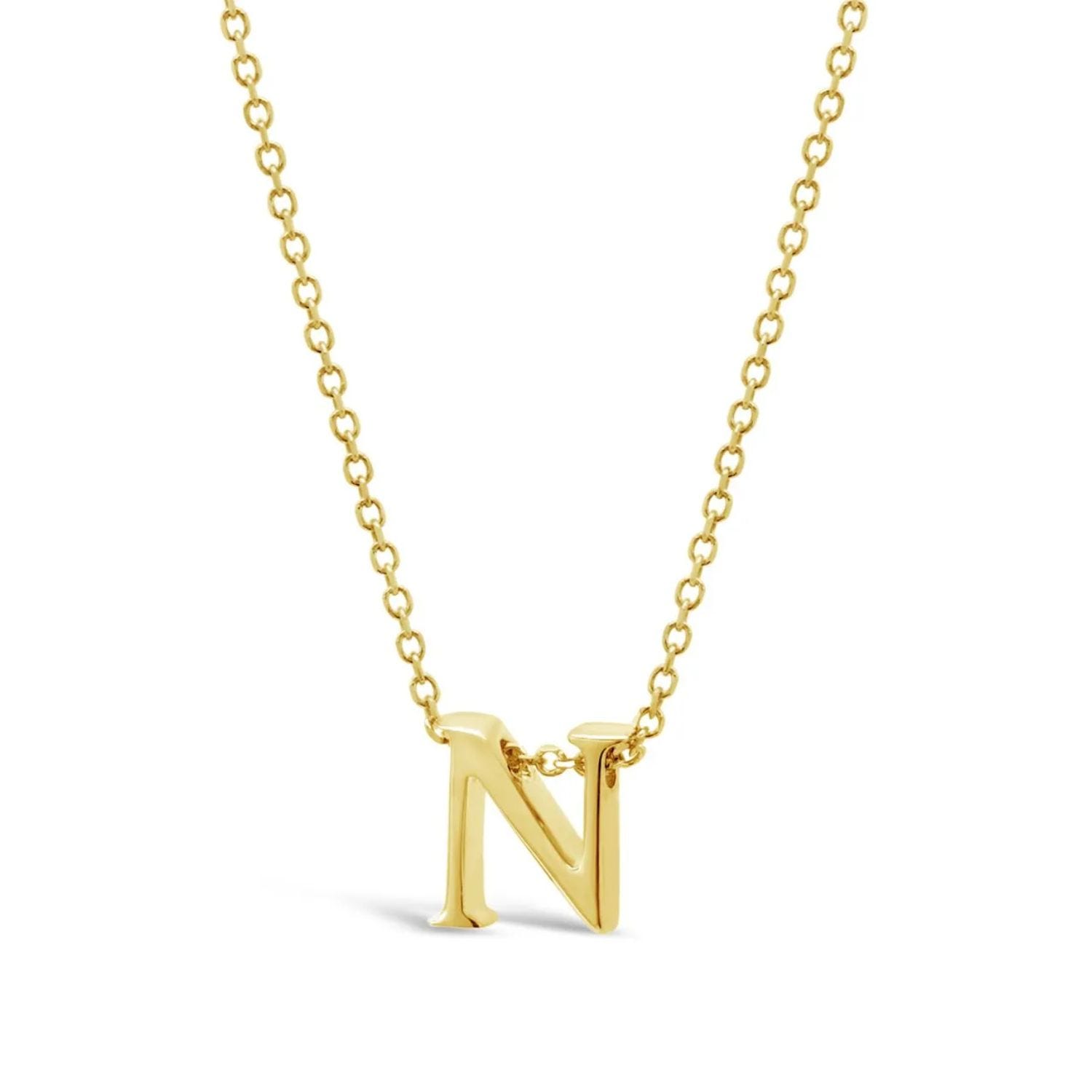 N9NE N Initial Pendant on Chain