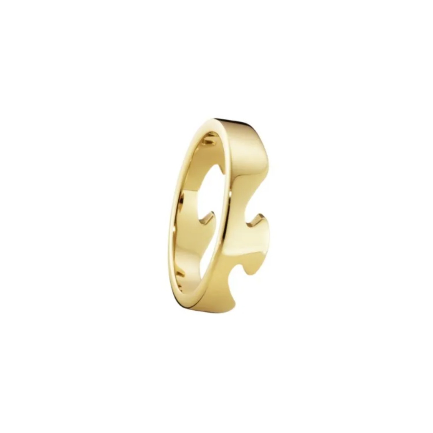 Georg Jensen 18k Yellow Gold Fusion End Ring