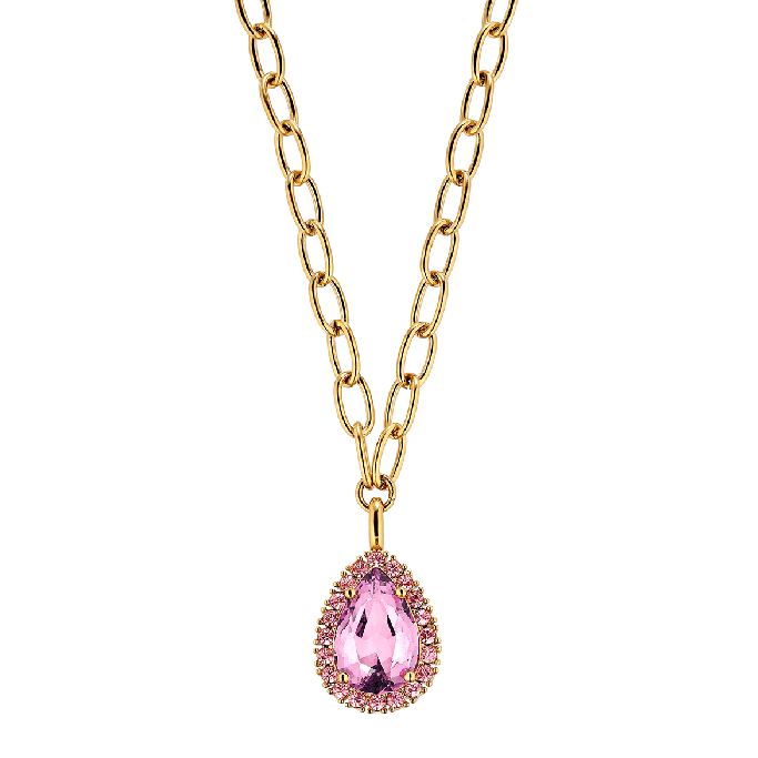 Metta Gold Rose Pendant Necklace