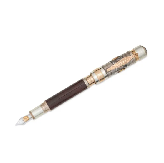 Montblanc Red Gold Hadrian Homage Fountain Pen