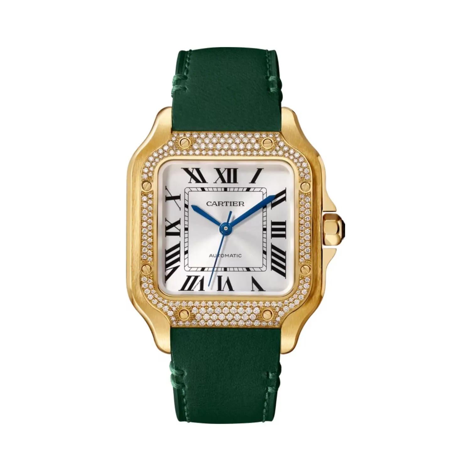 Cartier Santos de Cartier, 35.1mm, 18k Yellow Gold, Automatic