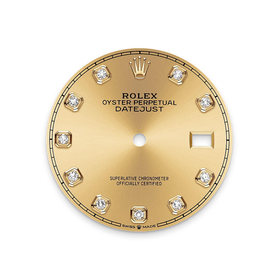 rolex datejust  yellow rolesor, m126233-0018 - Weir & Sons