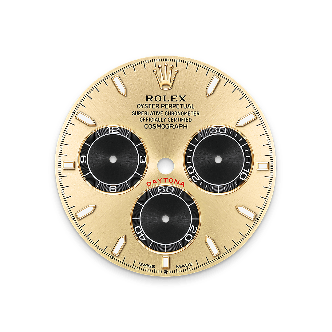 rolex cosmograph daytona  18 ct yellow gold, m126518ln-0012 - Weir & Sons