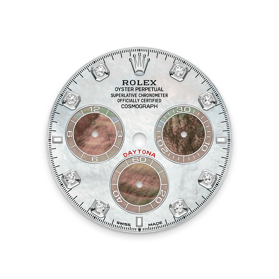 rolex cosmograph daytona  18 ct white gold, m126589rbr-0001 - Weir & Sons