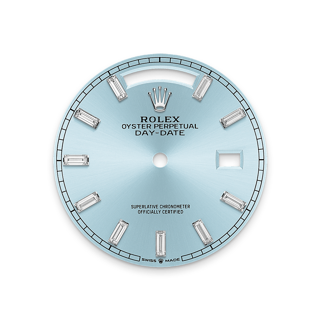 rolex day-date  platinum, m128396tbr-0003 - Weir & Sons