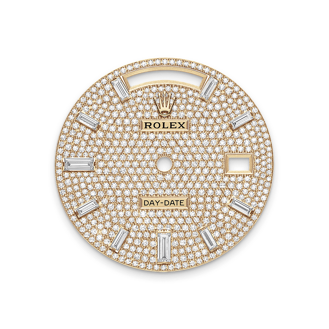 rolex day-date  18 ct yellow gold, m228398tbr-0036 - Weir & Sons