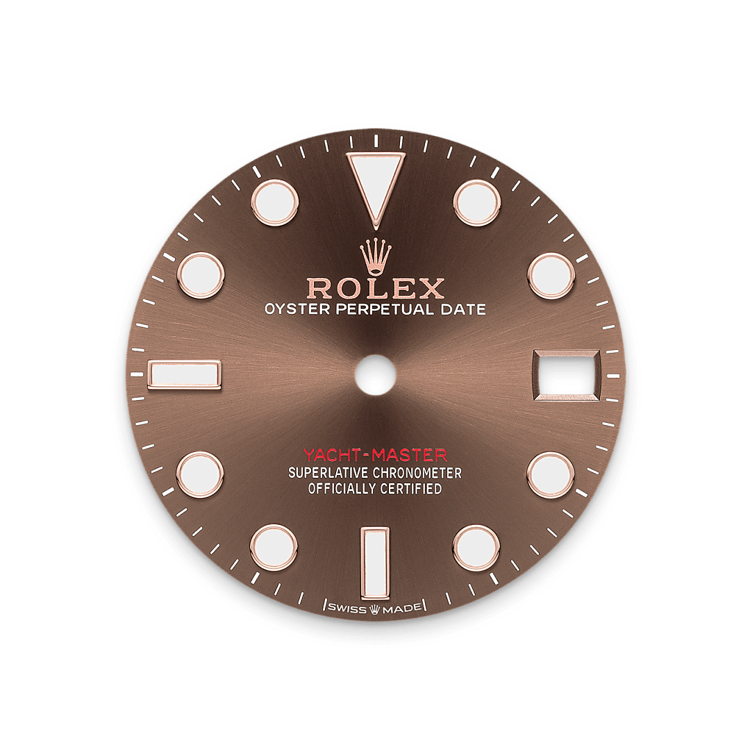 rolex yacht-master  everose rolesor, m268621-0003 - Weir & Sons