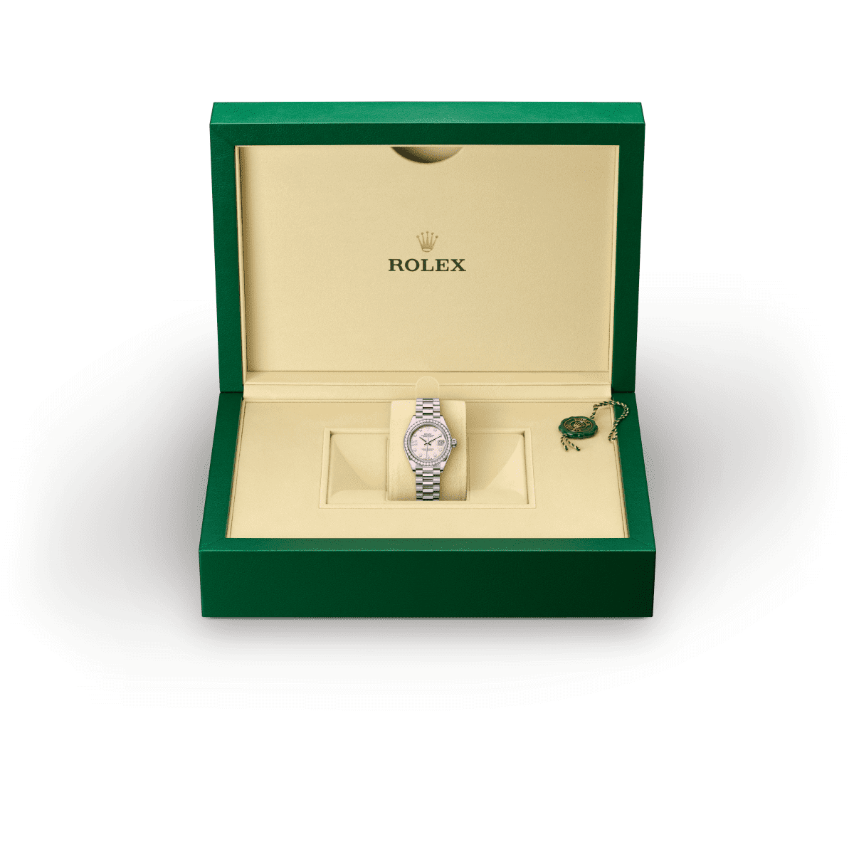 rolex lady-datejust  18 ct white gold, m279139rbr-0002 - Weir & Sons