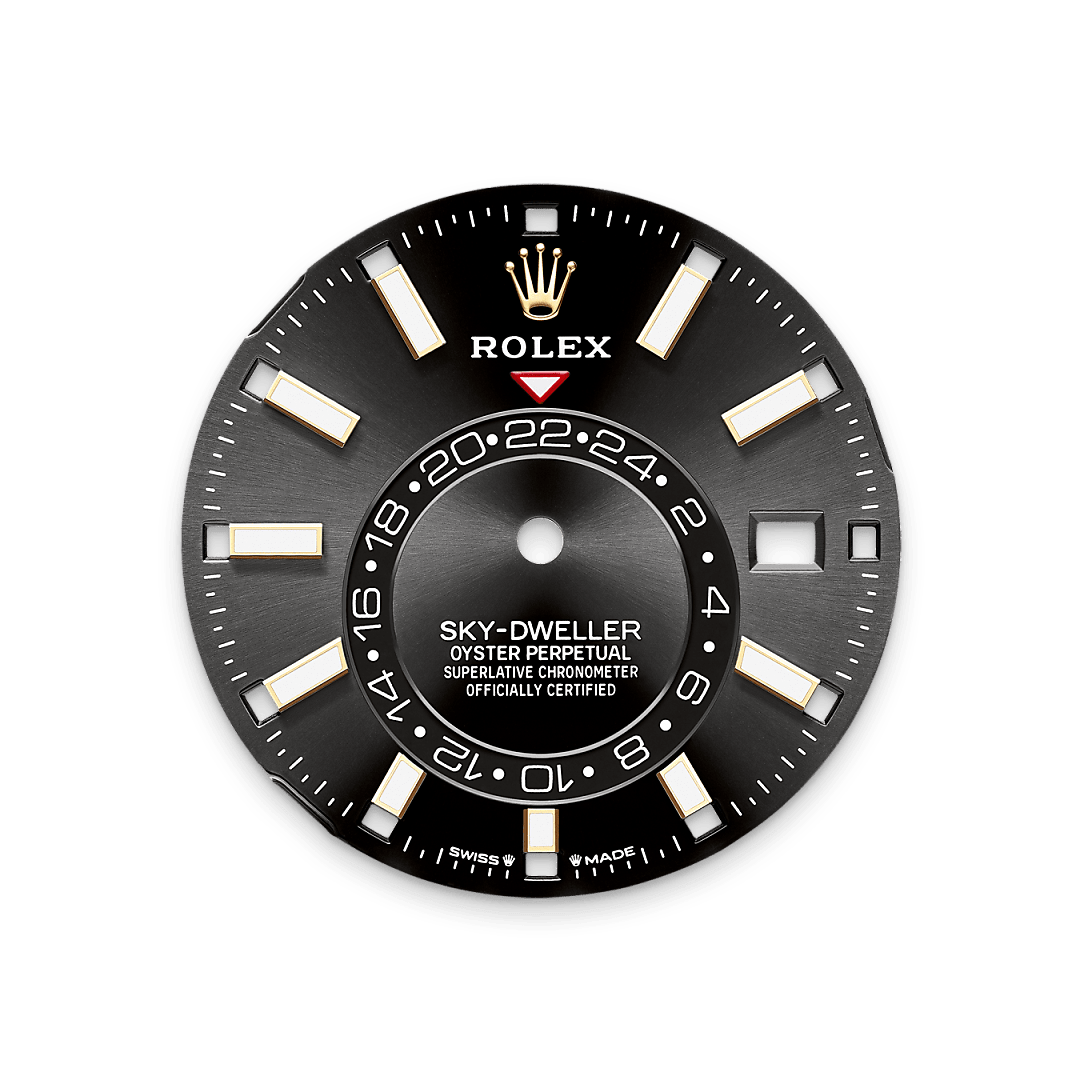 rolex sky-dweller  18 ct yellow gold, m336238-0002 - Weir & Sons