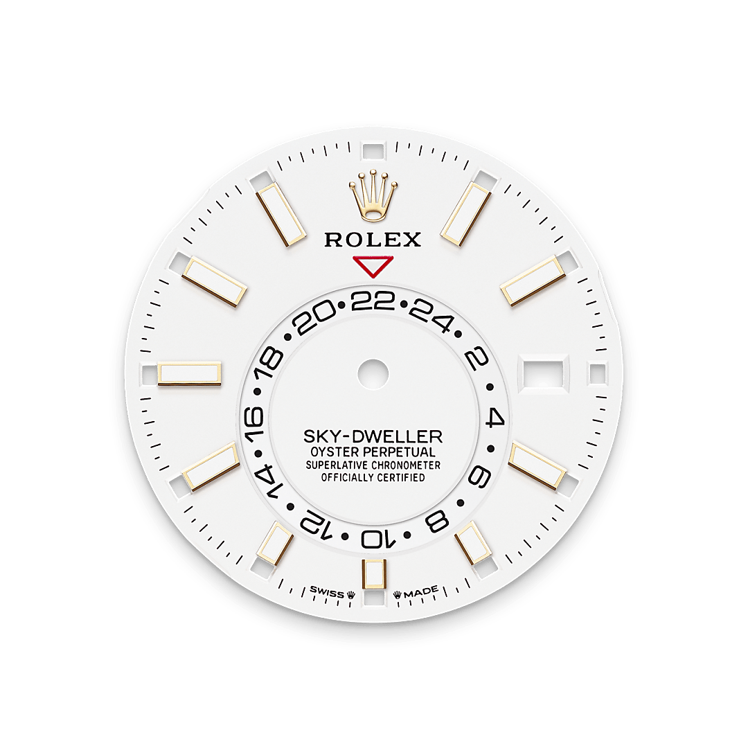 rolex sky-dweller  18 ct yellow gold, m336938-0006 - Weir & Sons